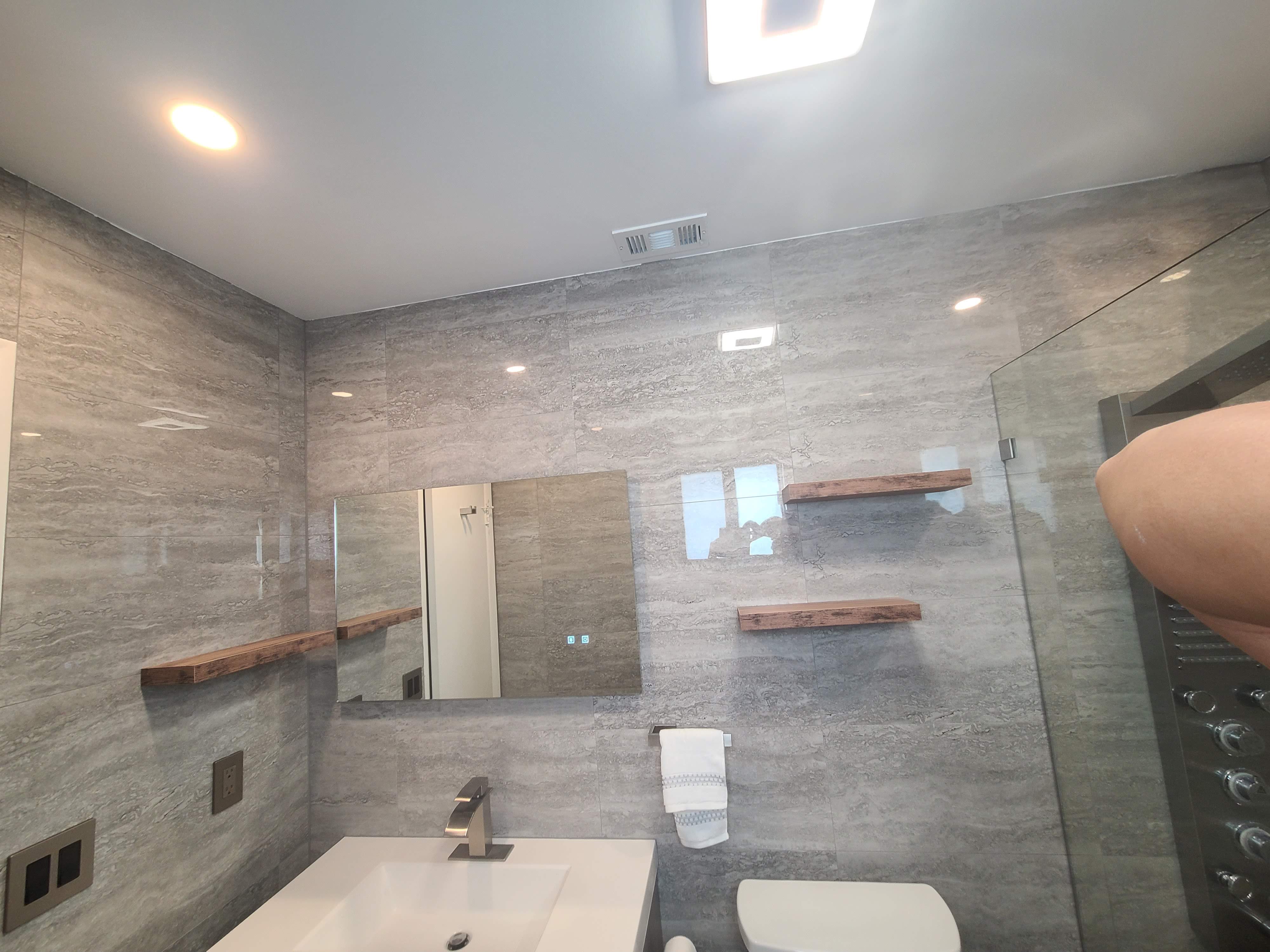 Bathroom George master finished project gallery
