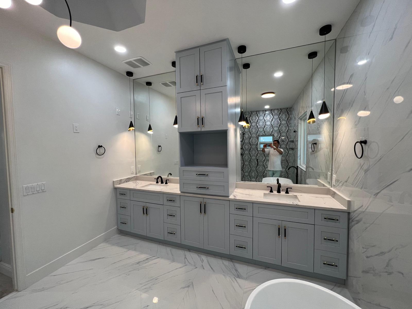 Boca Raton master bath finished project gallery