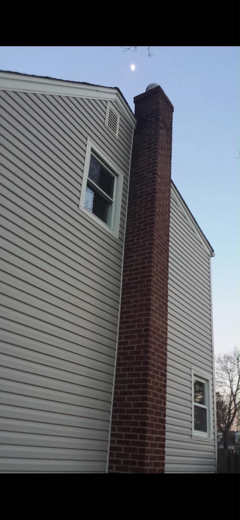 Close view of finished exterior siding on a home